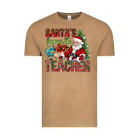 Vintage Camel Santa's Favorite Teacher Vintage Tee - BundleAndBundleShop