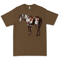 Cacao Mustang Horse Premium Tee - LillyAllenDesigns