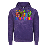 Cloud Purple Western Stop Homophobia Vintage Hoodie - BundleAndBundleShop