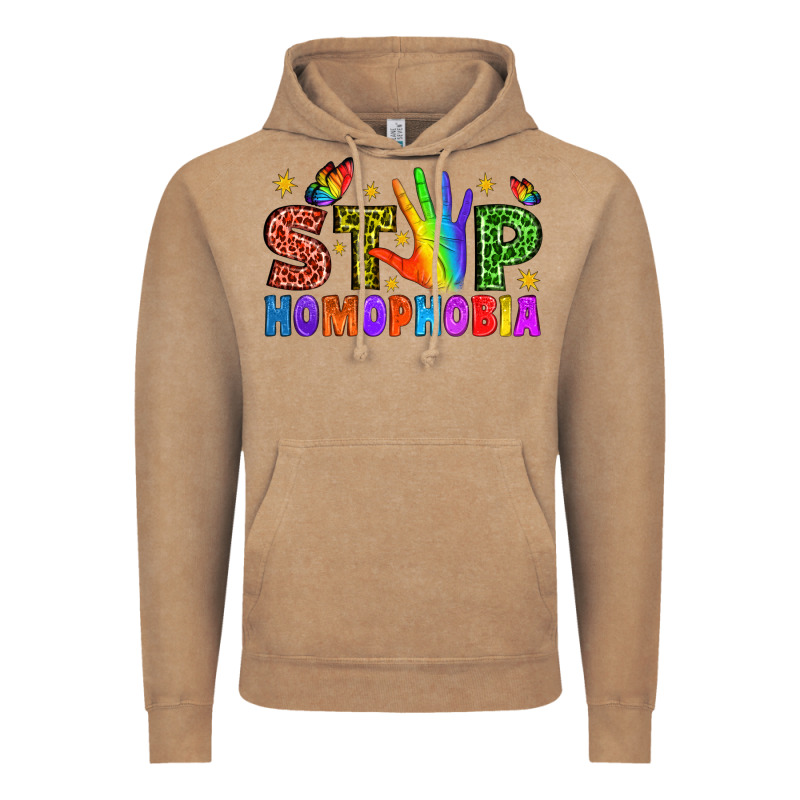 Western Stop Homophobia Vintage Hoodie by BundleAndBundleShop | Teevron