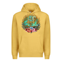Antique Gold i can do all things through christ who strenghtens me Premium Hoodie - JahusDesignShop