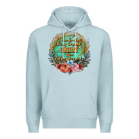 Blue Mist i can do all things through christ who strenghtens me Premium Hoodie - JahusDesignShop