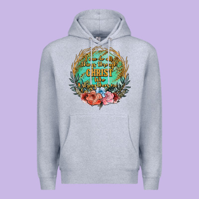 I Can Do All Things Through Christ Who Strenghtens Me Premium Hoodie Designed By Jahusdesignshop