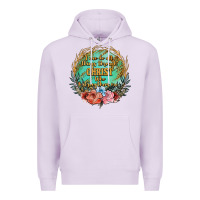 Lilac i can do all things through christ who strenghtens me Premium Hoodie - JahusDesignShop