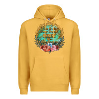 Mustard i can do all things through christ who strenghtens me Premium Hoodie - JahusDesignShop