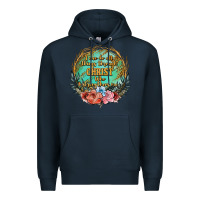 Navy i can do all things through christ who strenghtens me Premium Hoodie - JahusDesignShop