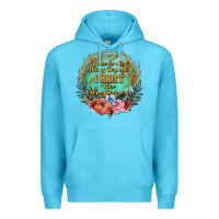 Ocean Blue i can do all things through christ who strenghtens me Premium Hoodie - JahusDesignShop