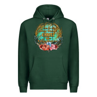 Sports Green i can do all things through christ who strenghtens me Premium Hoodie - JahusDesignShop