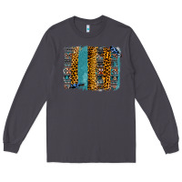 Smoke Aztec Leopard Glitter Brushstrokes Long Sleeve Tee - Bettercallsaul