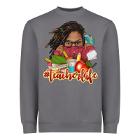 Storm afro woman teacher life Heavyweight Sweatshirt - NancyCooperArtShop