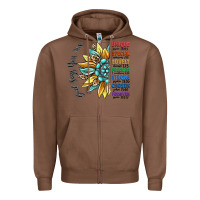 Chestnut god says you are unique Zipper Hoodie - CowGirlArtShop