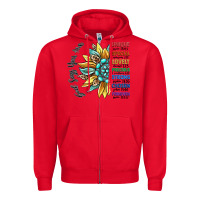Red god says you are unique Zipper Hoodie - CowGirlArtShop