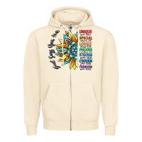 Sandshell god says you are unique Zipper Hoodie - CowGirlArtShop