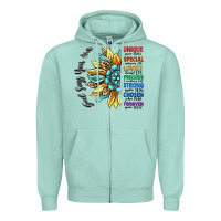 Seafoam god says you are unique Zipper Hoodie - CowGirlArtShop