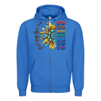True Royal god says you are unique Zipper Hoodie - CowGirlArtShop
