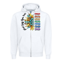 White god says you are unique Zipper Hoodie - CowGirlArtShop