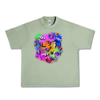 Oil Green halloween candy patches 1 Urban Heavy Tee - BundleAndBundleShop