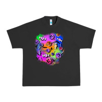 Pigment Black halloween candy patches 1 Urban Heavy Tee - BundleAndBundleShop