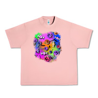 Salmon halloween candy patches 1 Urban Heavy Tee - BundleAndBundleShop
