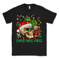 Black Christmas Vibes Classic Tee - BundleAndBundleShop