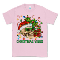 Bubblegum Pink Christmas Vibes Classic Tee - BundleAndBundleShop