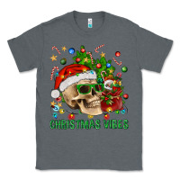 Charcoal Heather Christmas Vibes Classic Tee - BundleAndBundleShop