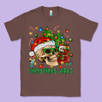 Christmas Vibes Classic Tee Designed By Bundleandbundleshop