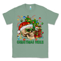 Sage Christmas Vibes Classic Tee - BundleAndBundleShop