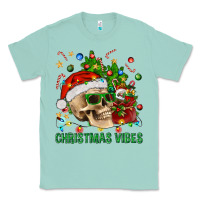 Seafoam Christmas Vibes Classic Tee - BundleAndBundleShop