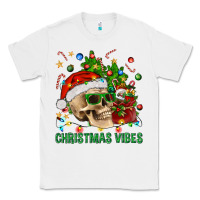 White Christmas Vibes Classic Tee - BundleAndBundleShop