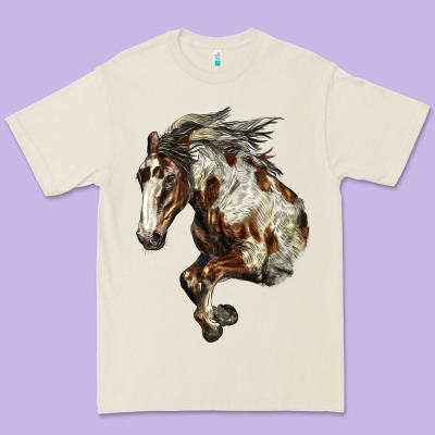 Mustang Horse Premium Tee Designed By Lillyallendesigns