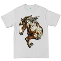 Dove Grey Mustang Horse Premium Tee - LillyAllenDesigns