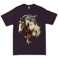 Plum Mustang Horse Premium Tee - LillyAllenDesigns