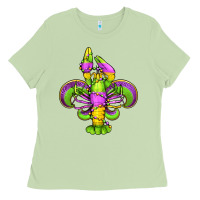 Matcha mardi gras crawfish fleur de lis Ladies Tee - Jasminsmagicworld