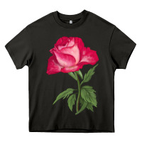 Asphalt Love At First Sight Rose Heavy Core Tee - LillyAllenDesigns