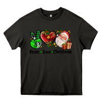 Asphalt peace love  christmas Heavy Core Tee - AdoDesignShop