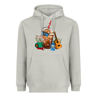 Moon Dust Camping Frappe Coffee Heavyweight Hoodie - FaDigitalArtStudio