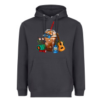 Smoke Camping Frappe Coffee Heavyweight Hoodie - FaDigitalArtStudio