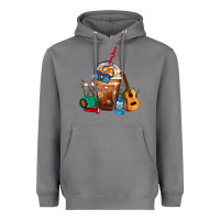 Storm Camping Frappe Coffee Heavyweight Hoodie - FaDigitalArtStudio