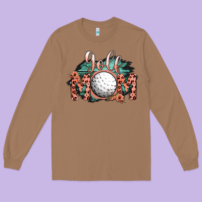 Golf Mom Long Sleeve Tee Designed By Bettercallsaul