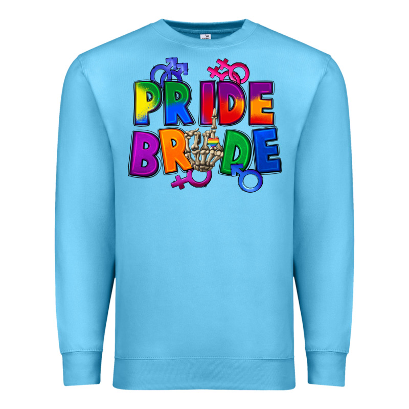 Pride Bride Premium Sweatshirt by FaDigitalArtStudio | Teevron
