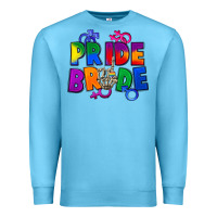 Ocean Blue Pride bride Premium Sweatshirt - FaDigitalArtStudio