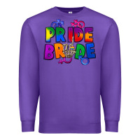 Purple Pride bride Premium Sweatshirt - FaDigitalArtStudio