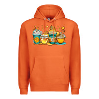 Carrot honey bee coffee cups Premium Hoodie - OliviaCreatesArt