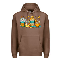 Chestnut honey bee coffee cups Premium Hoodie - OliviaCreatesArt
