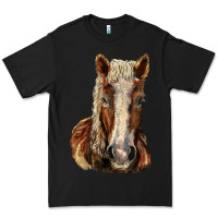 Black Belgian Horse Premium Tee - LillyAllenDesigns