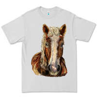 Dove Grey Belgian Horse Premium Tee - LillyAllenDesigns