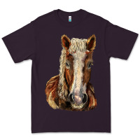 Plum Belgian Horse Premium Tee - LillyAllenDesigns