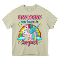 Mossy unicorns are born in august Heavy Core Tee - Jasminsmagicworld