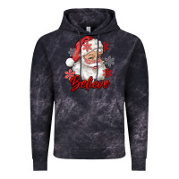 Cloud Black santa believe Vintage Hoodie - RanaPortraitStore